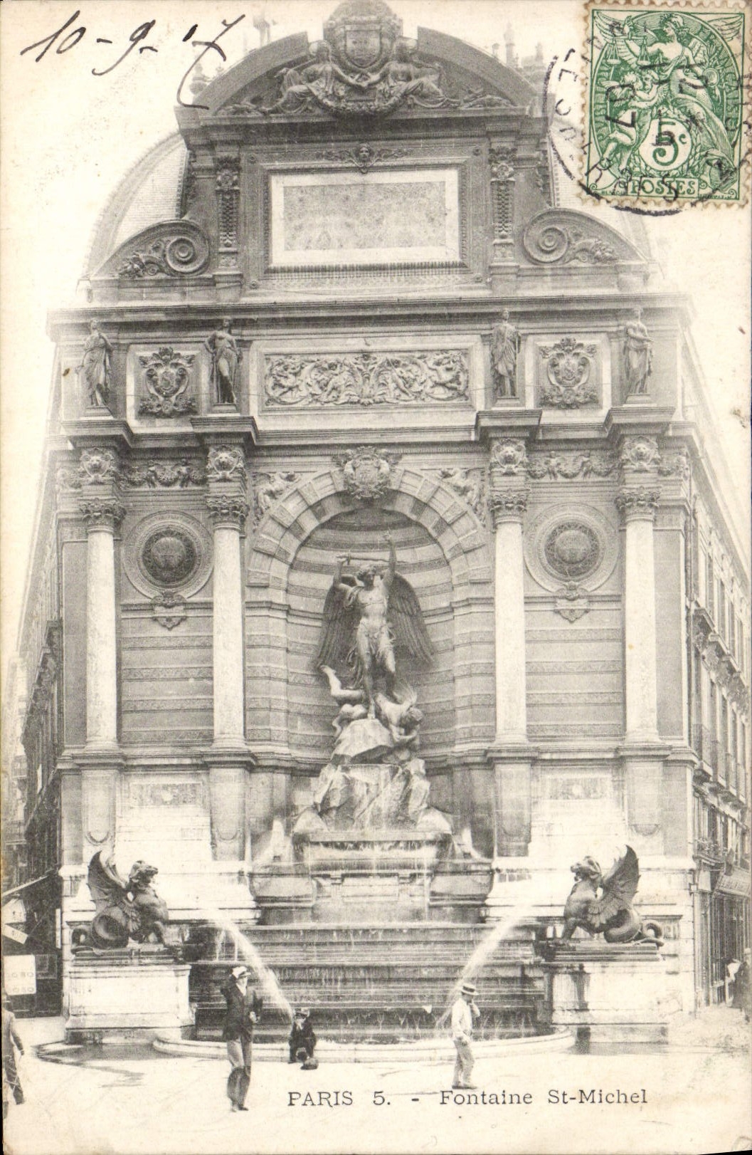 CPA Paris Fontaine St Michel