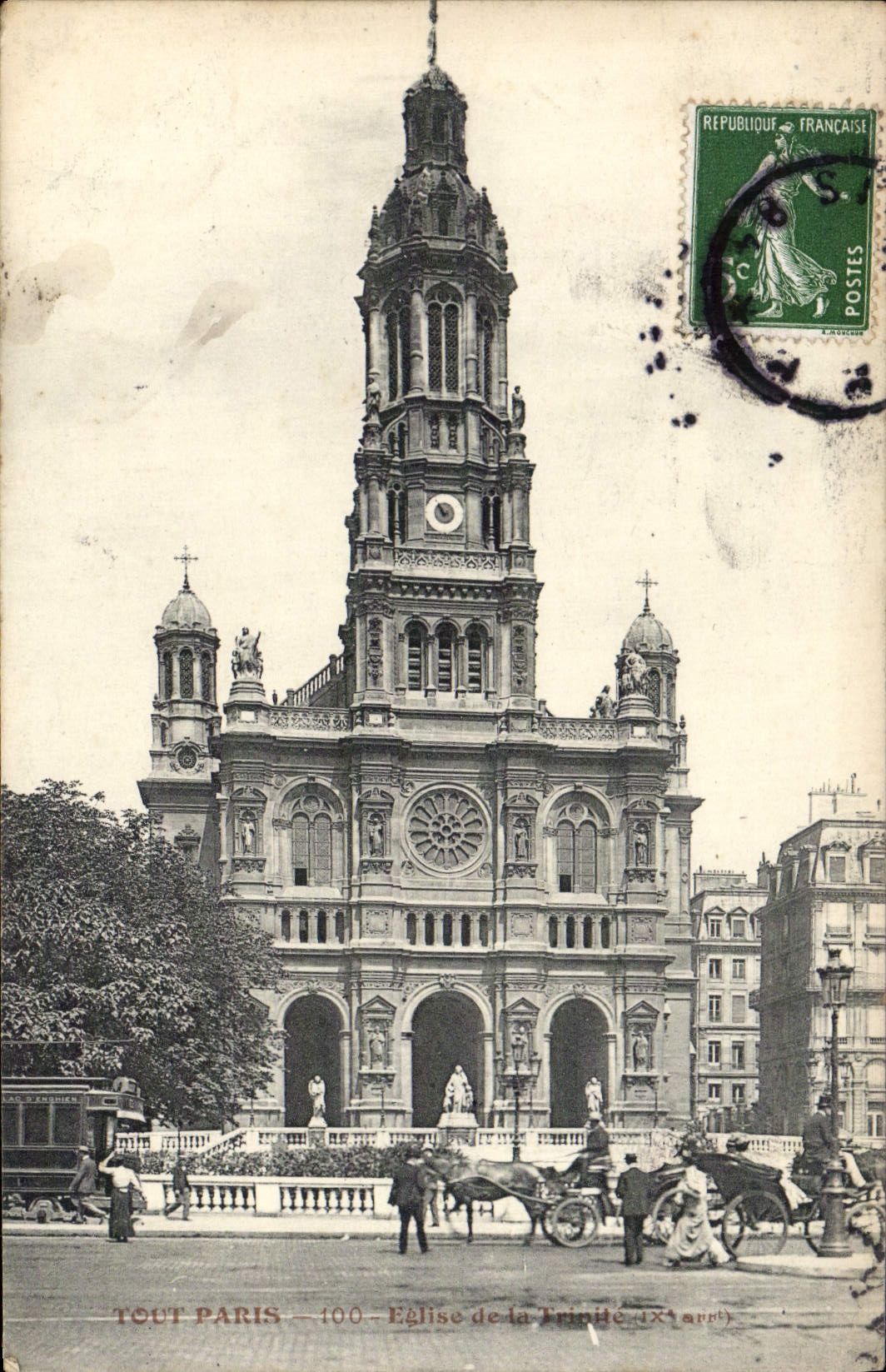 CPA Paris L'Eglise Saint Sulpice