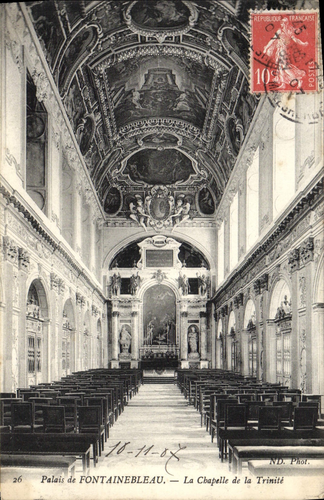 CPA Palais de Fontainebleau La Chapelle de la Trinite