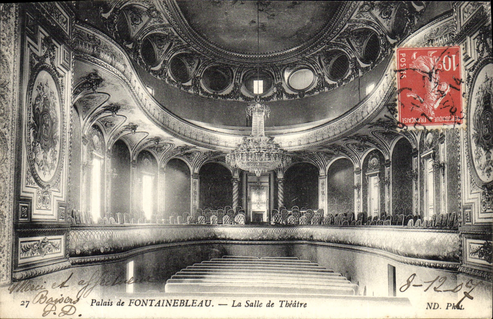 CPA Palais de Fontainebleau La Salle de Theatre