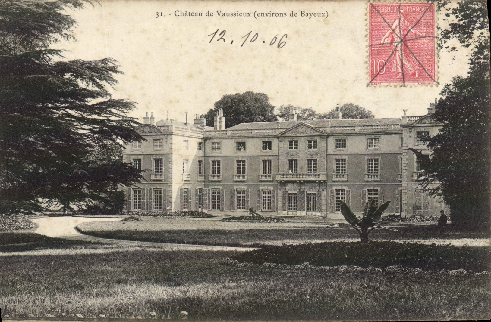 CPA Chateau de Vaussieux Environs de Bayeux