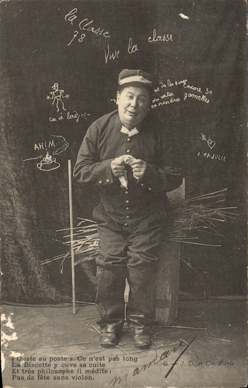 CPA Soldat Militaria