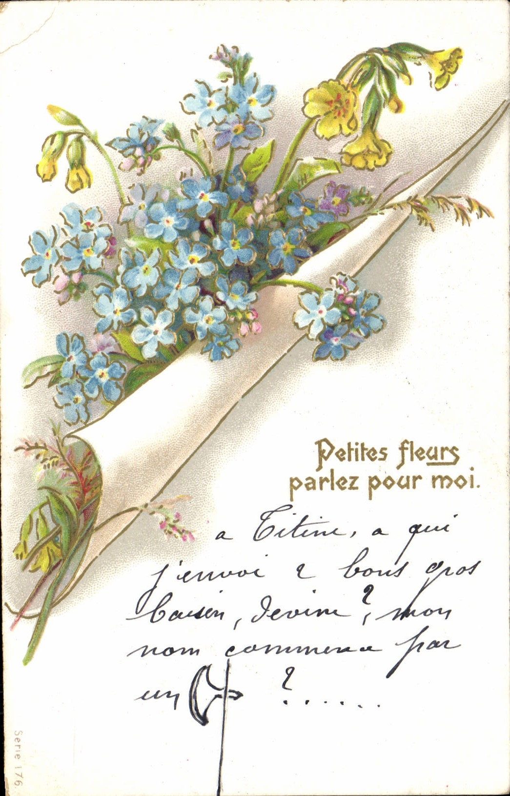 CPA Fantaisie Fleurs