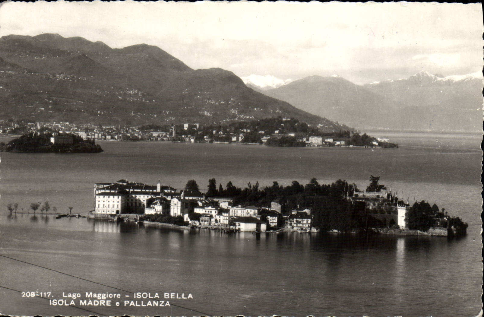 MODERN CARD Lago Maggiore Isola Bleated Insulated Veined & Pallenza