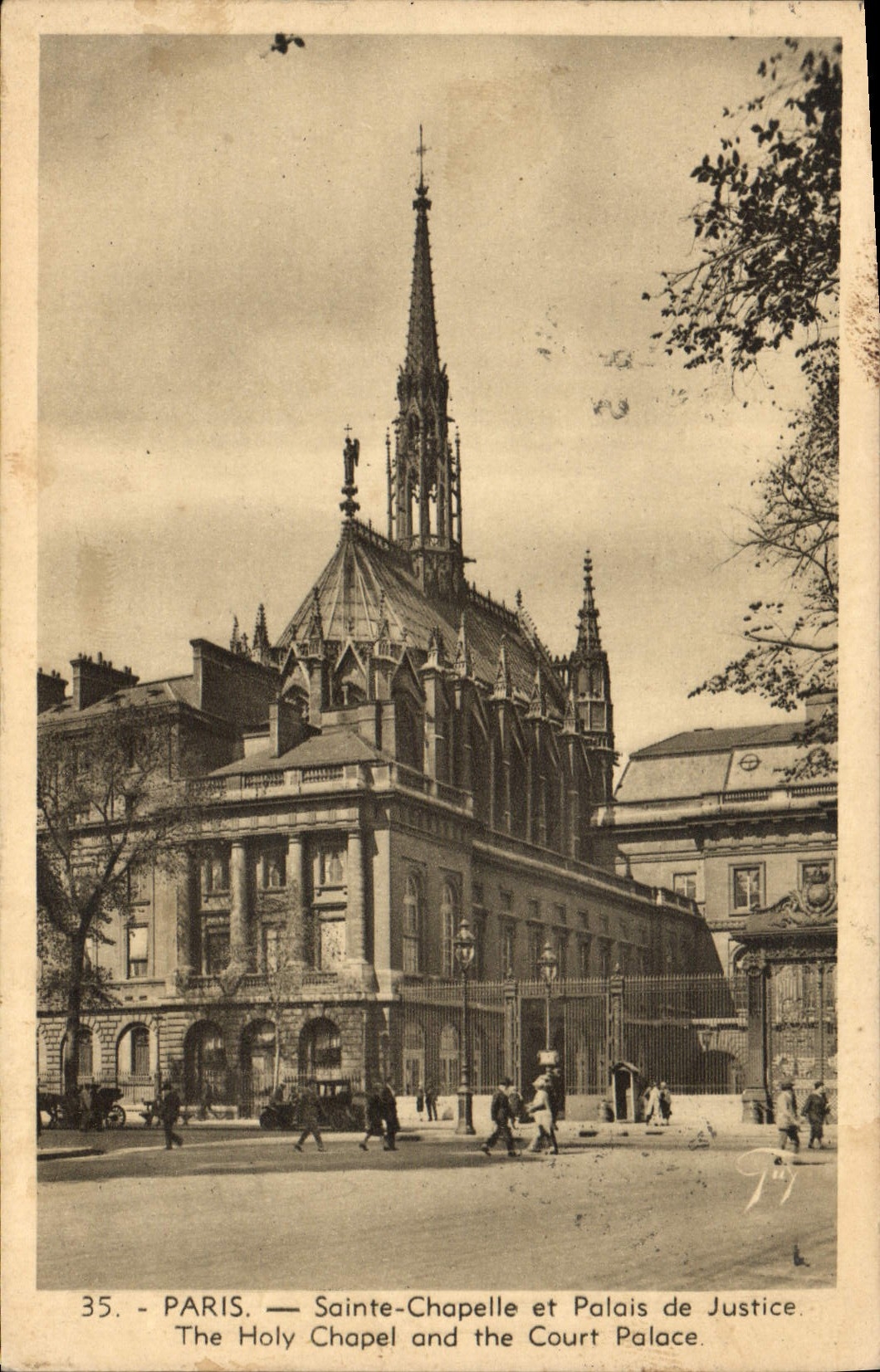 CPA Paris Sainte Chapelle et Palais de Justice