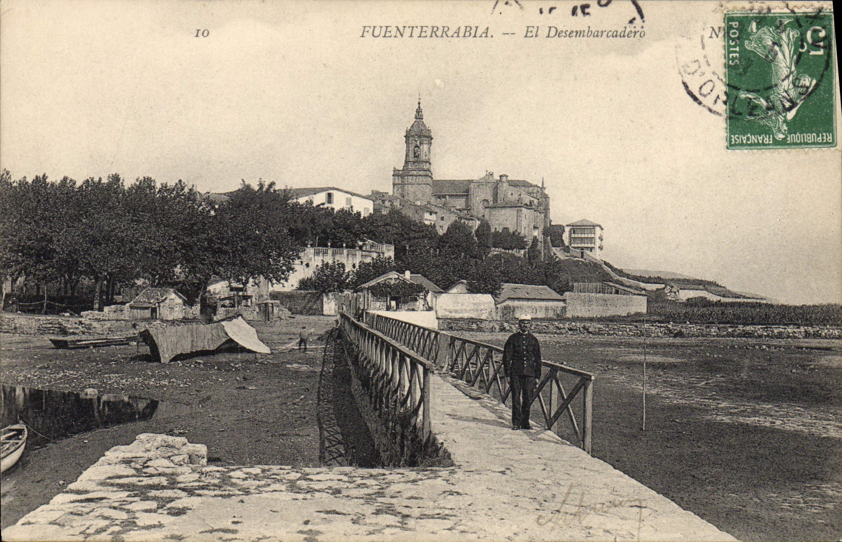 CPA Fuenterrabia Ei Desembarcadero