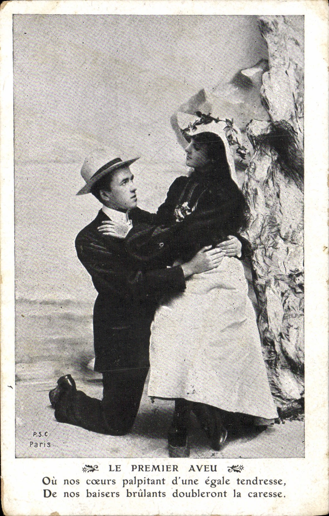 VINTAGE POSTCARD the First Consent Woman