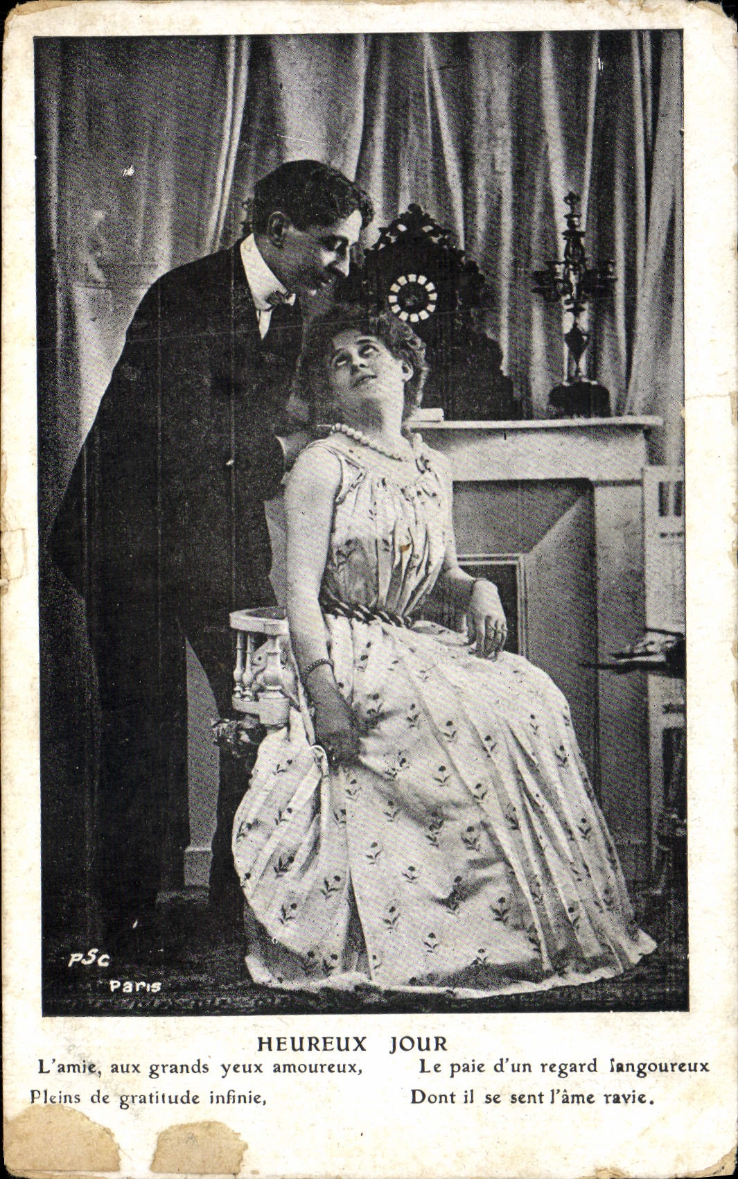 VINTAGE POSTCARD Happy Woman Day