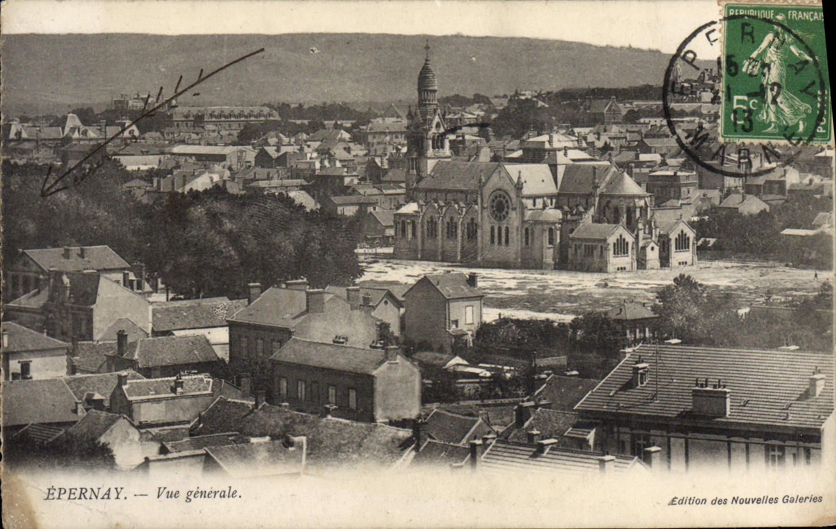 CPA Epernay Vue Generale