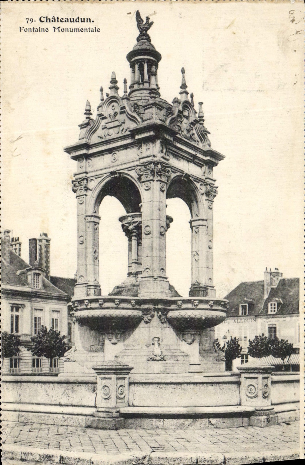 CPA Chateaudun Fontaine Monumentale