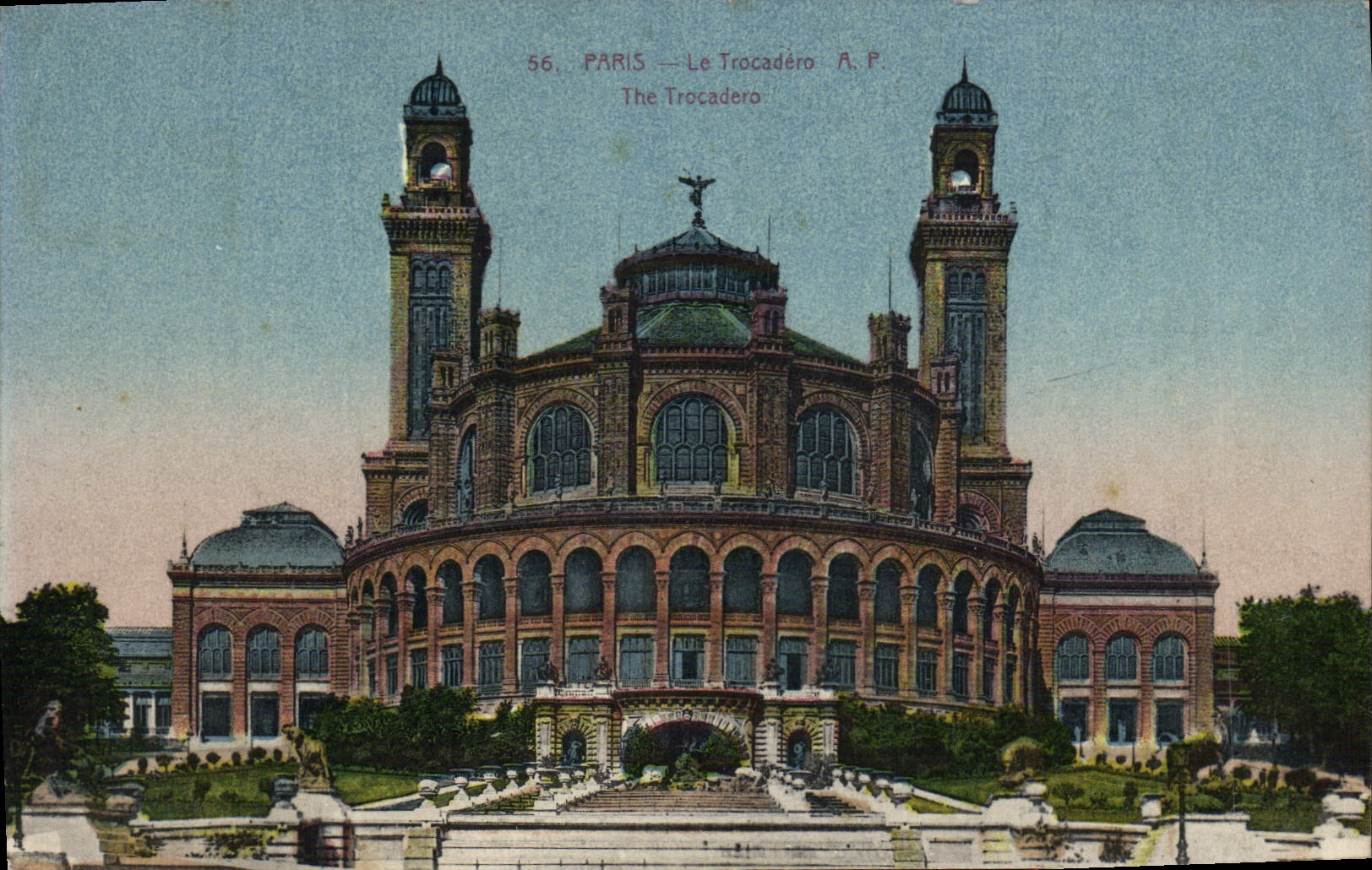 CPA Paris Le Trocadero 