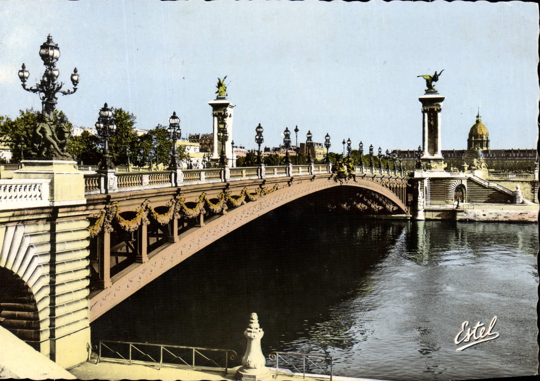 CPM Paris Pont Alexandre III