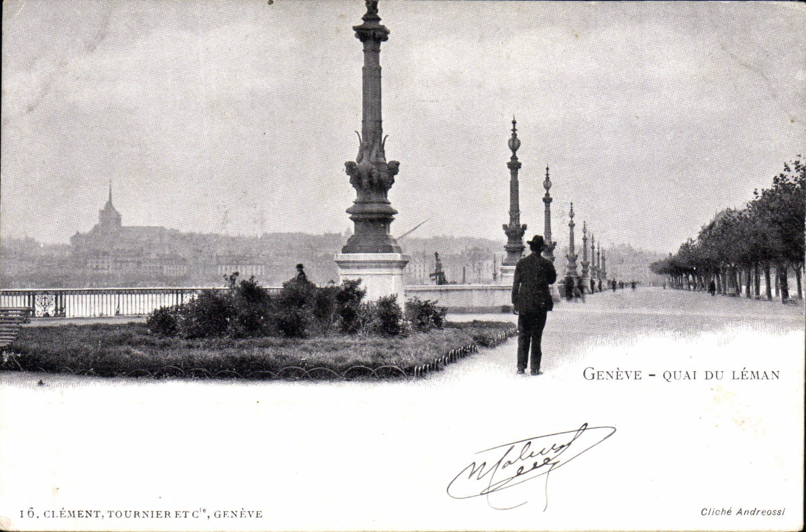 CPA Geneve Quai Du Leman