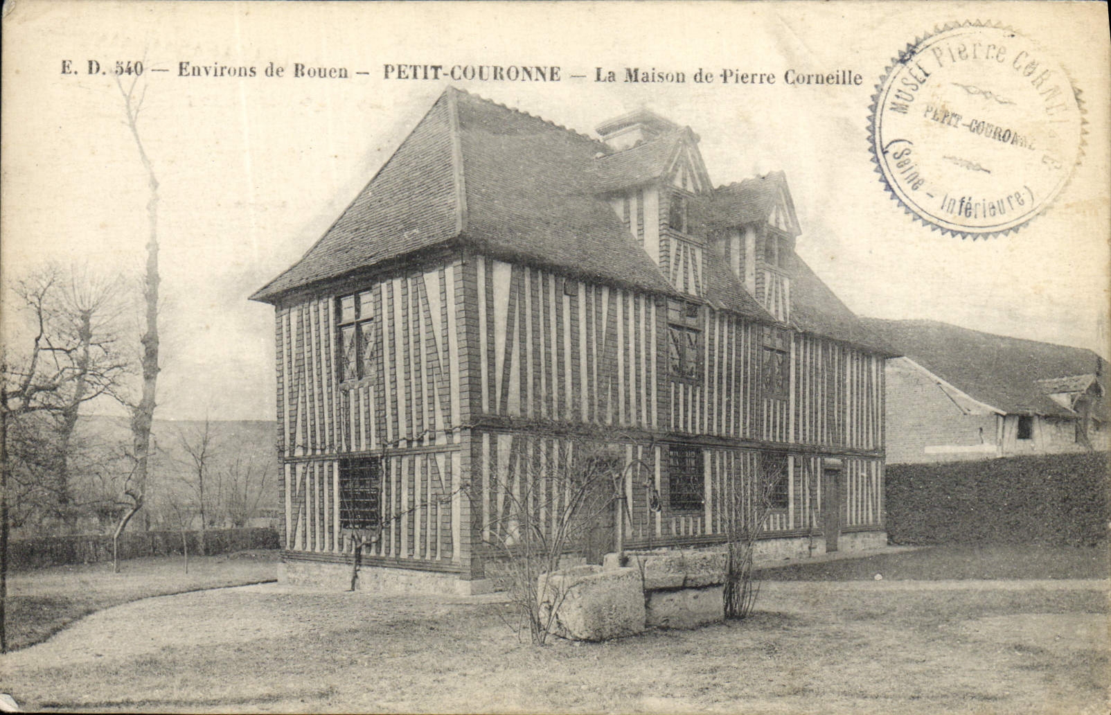 CPA Environs de Rouen Petit Couronne La Maison de Pierre Corneille