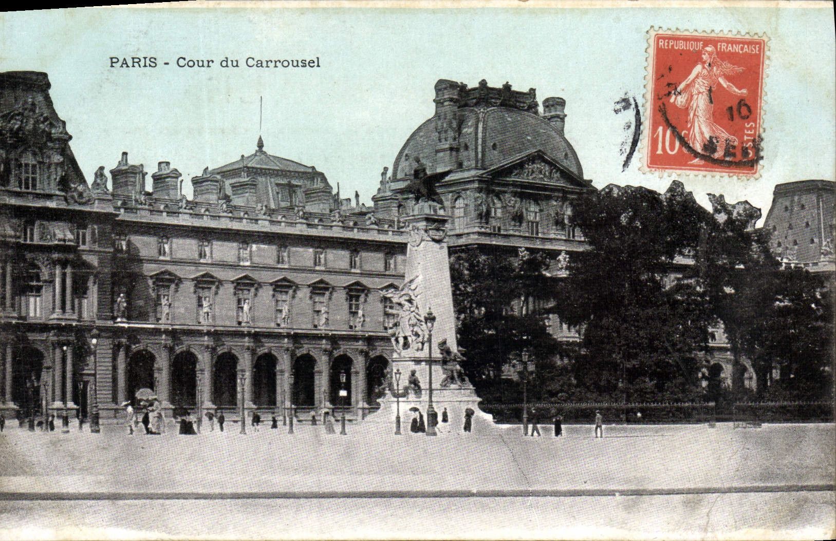 CPA Paris Cour du Carrousel