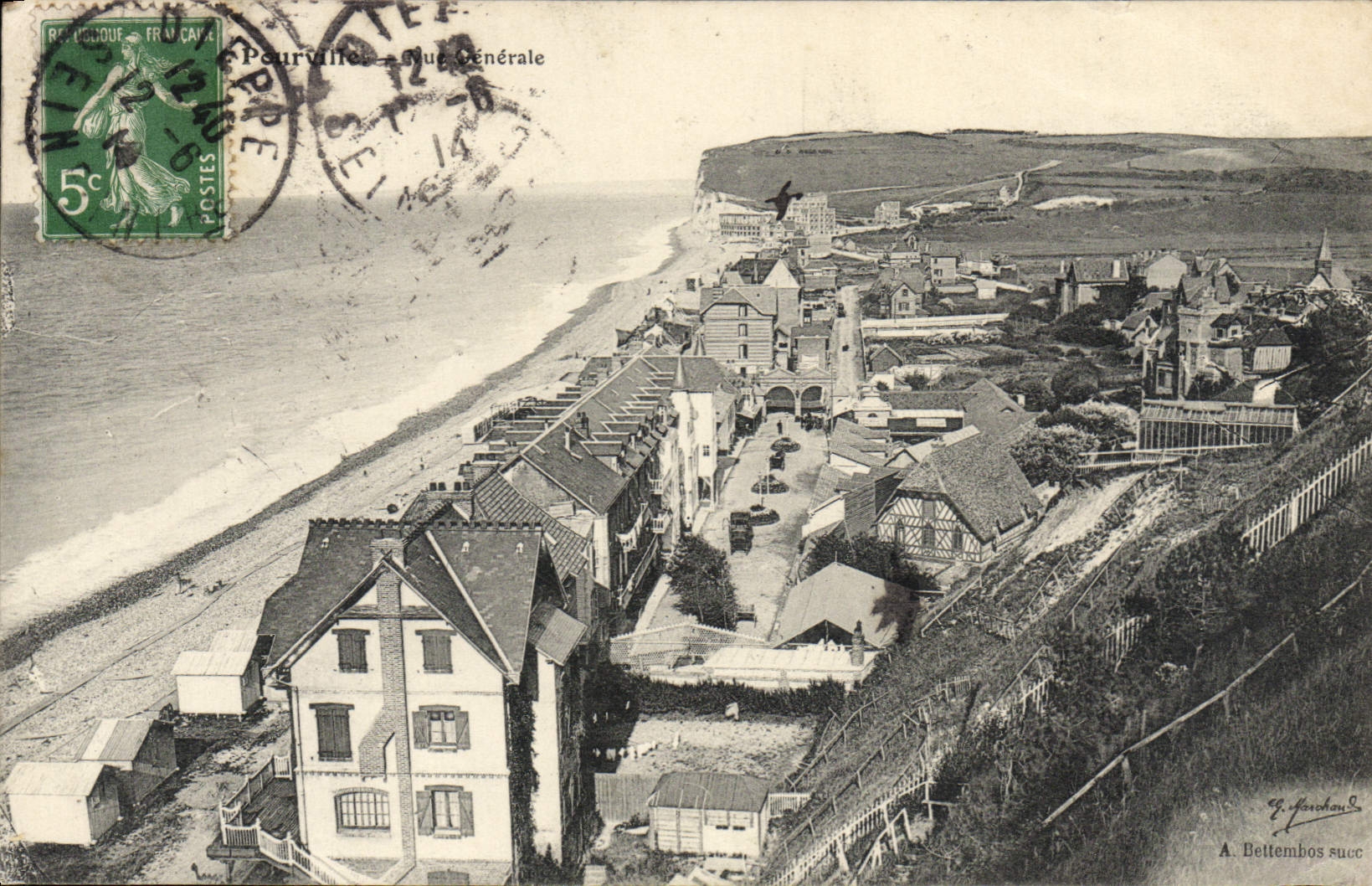 CPA Pourville Vue generale 
