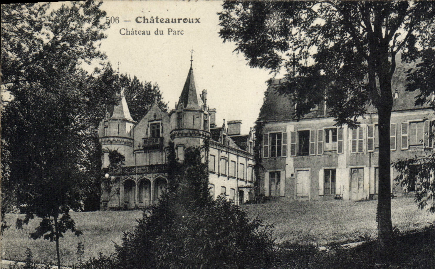 CPA Chateauroux Chateau du Parc