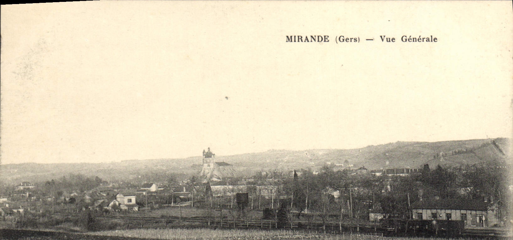 VINTAGE POSTCARD Mirande View