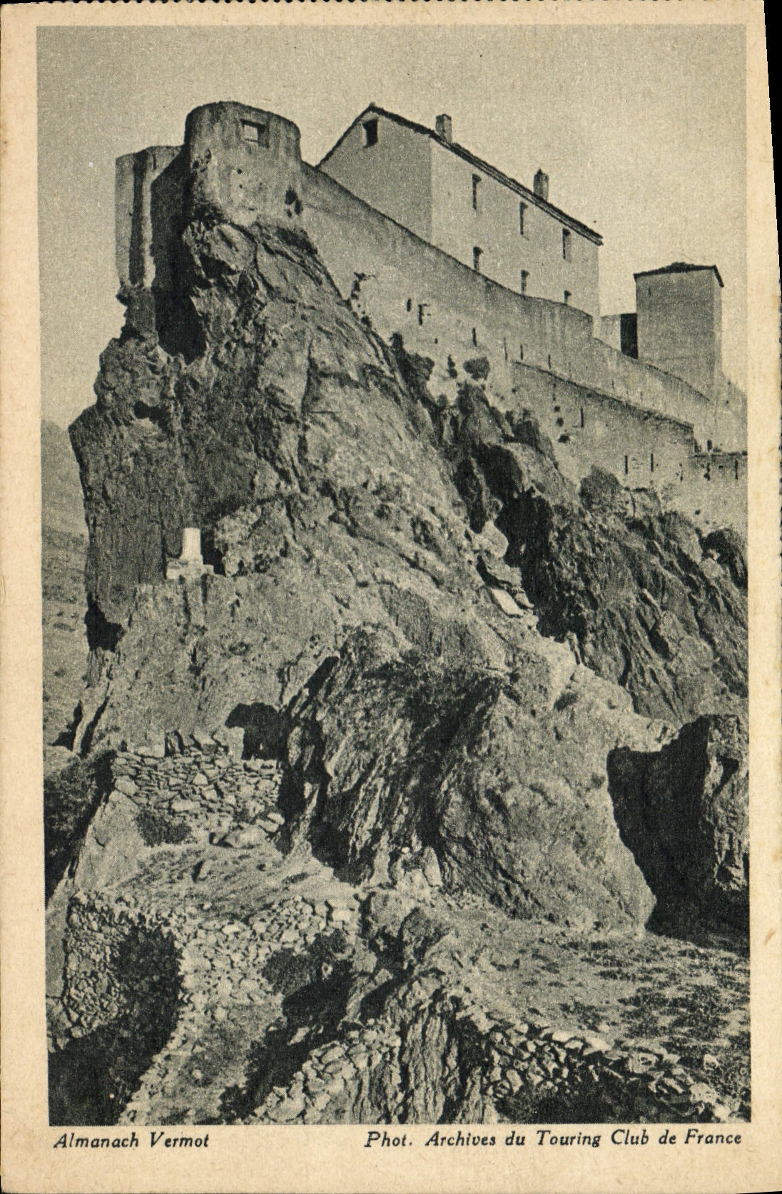 VINTAGE POSTCARD Citadel of Corte