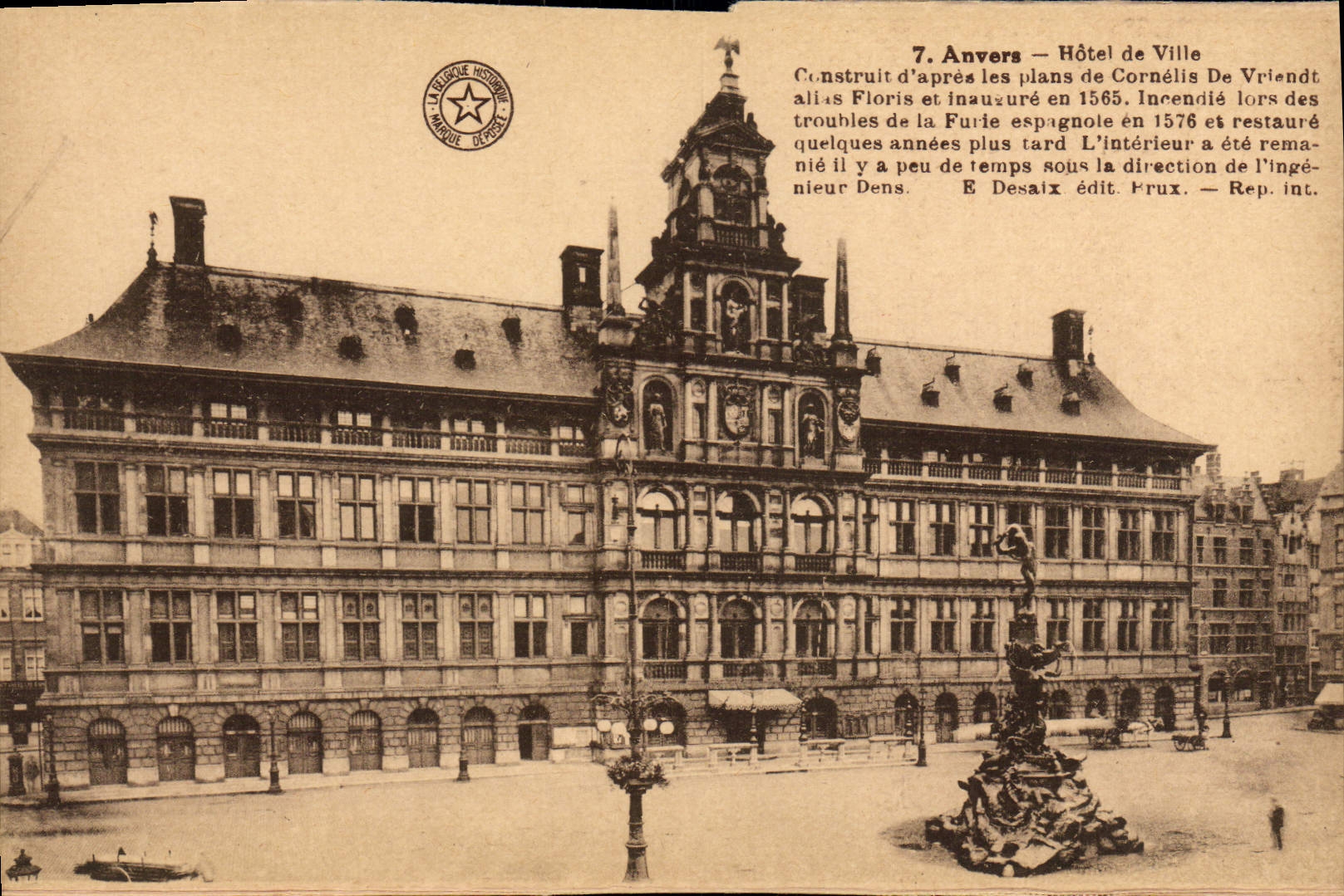 CPA Anvers Hotel de Ville