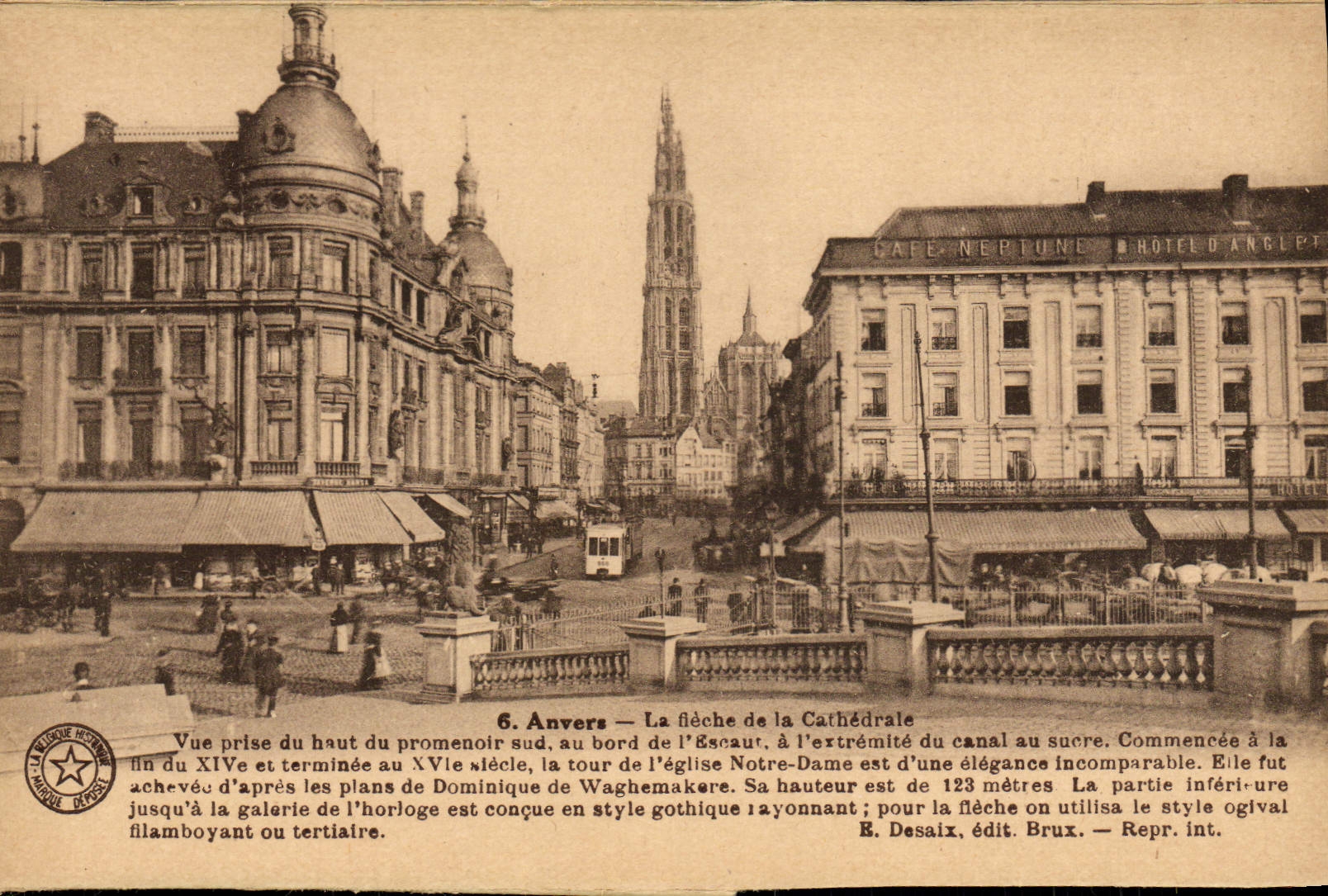 CPA Anvers La Fleche de la Cathedrale