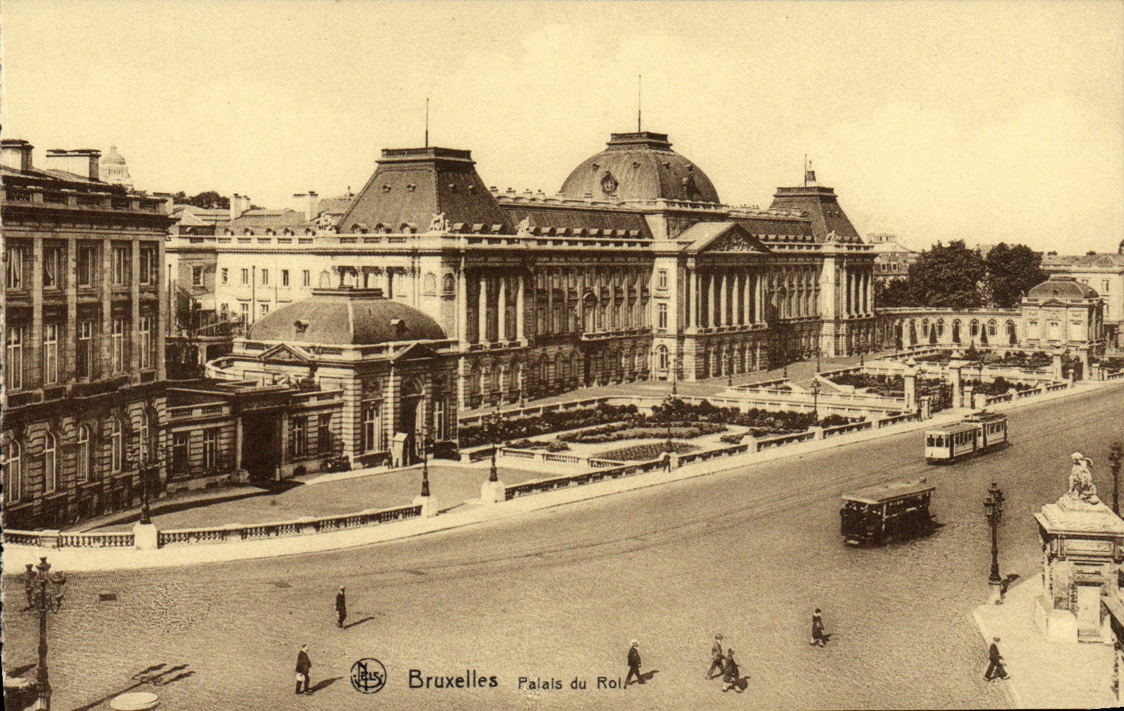CPA Bruxelles Palais du Roi