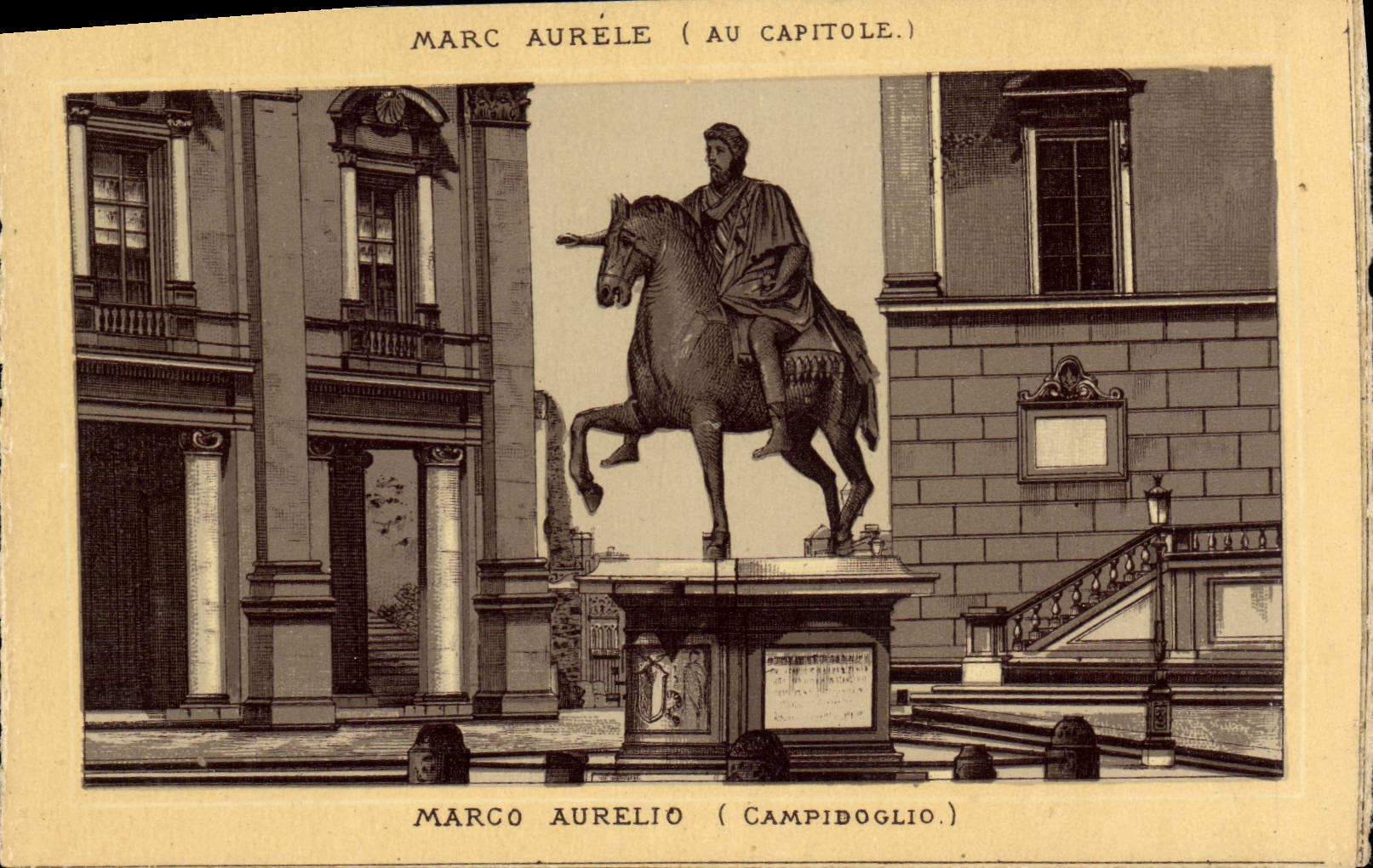 Orujo Aurele de la POSTAL de la VENDIMIA en Capitole Roma