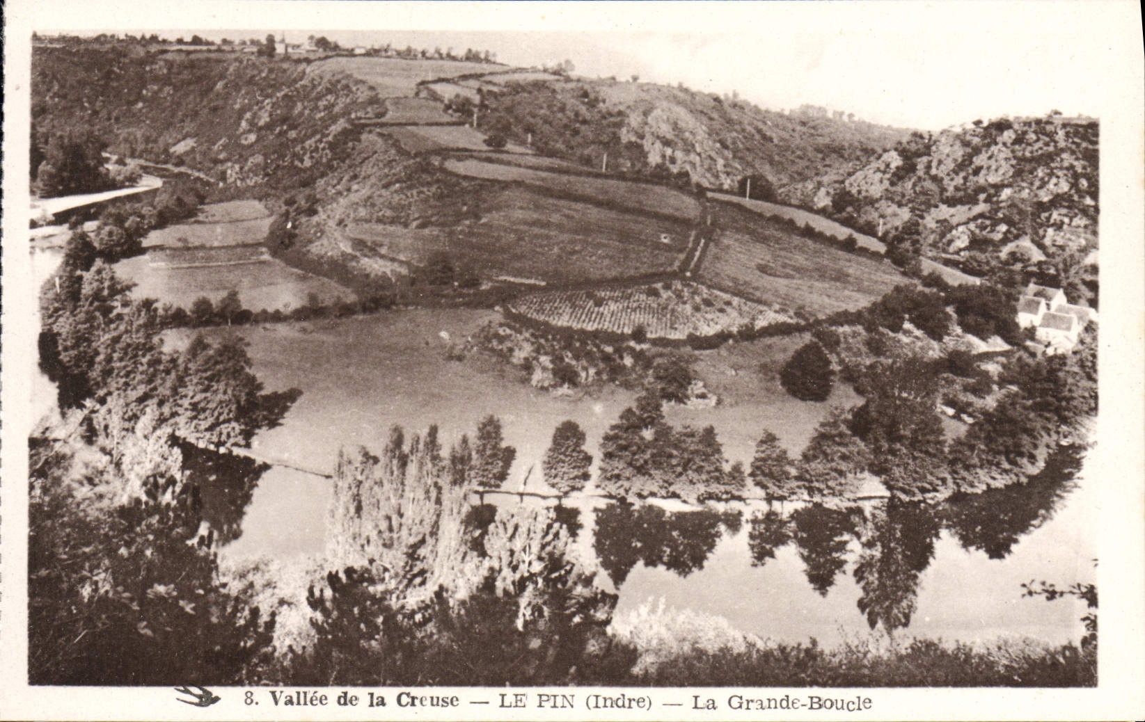 Valle de la POSTAL de la VENDIMIA del hueco el pino el Grande Boucle