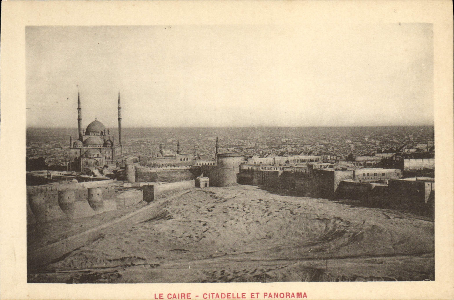 CPA Le Caire Citadelle Et Panorama Egypte Egypt