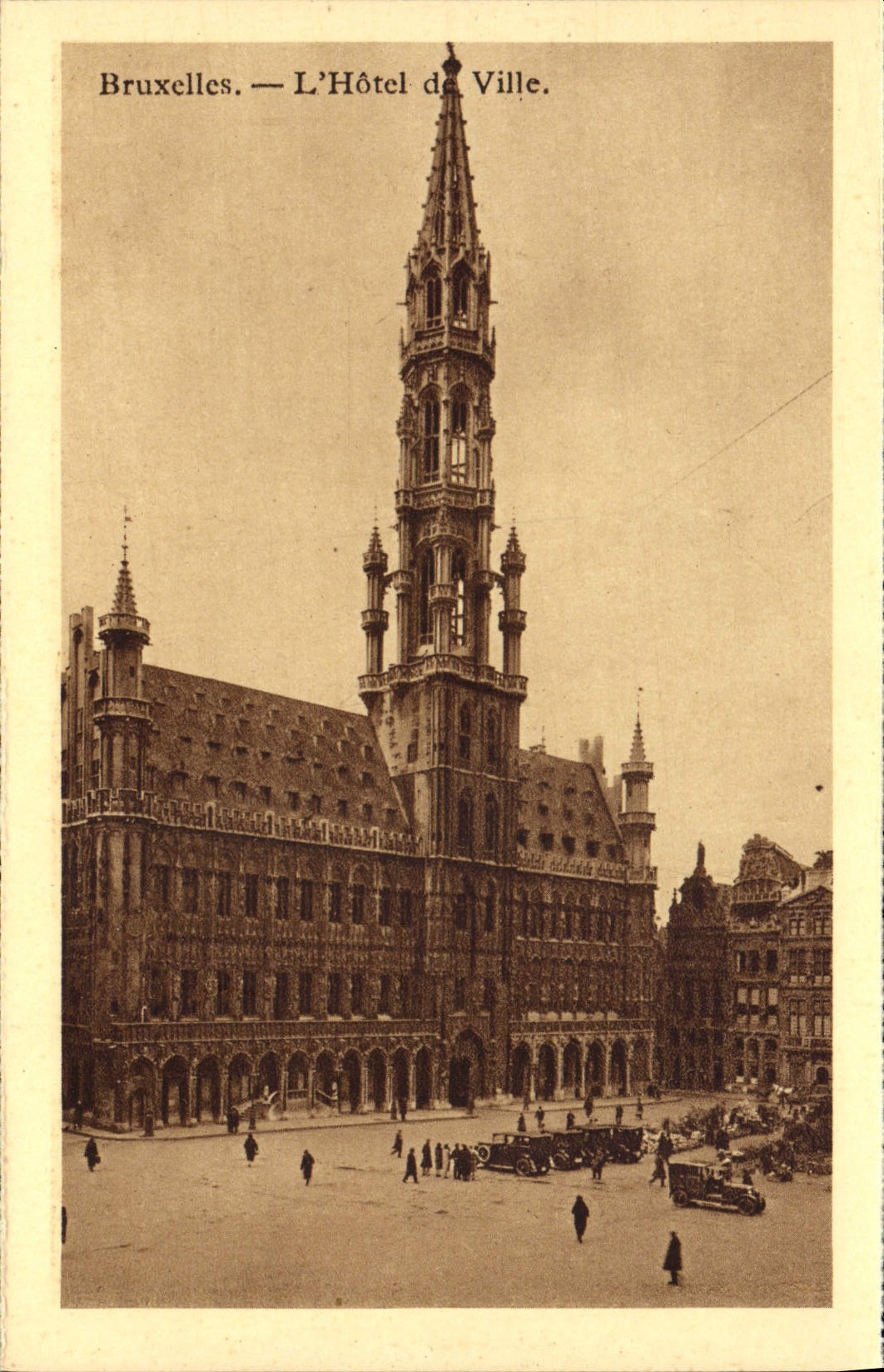 CPA Bruxelles L'Hotel de Ville