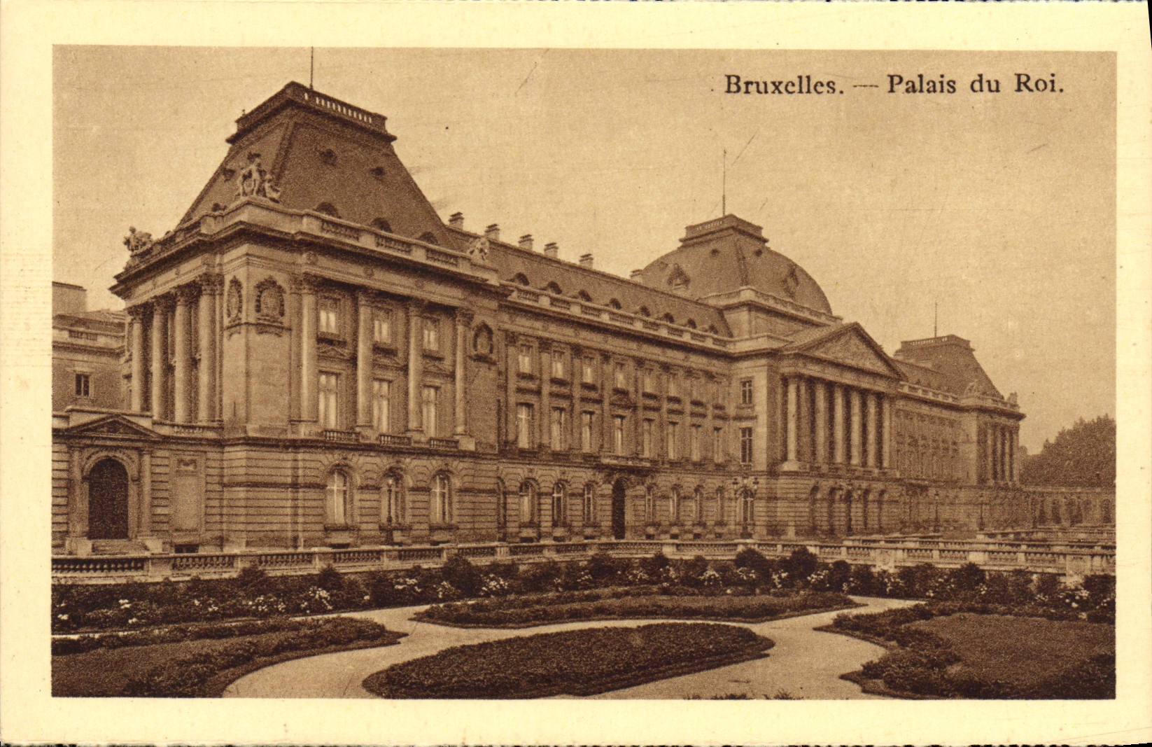 CPA Bruxelles Palais du Roi