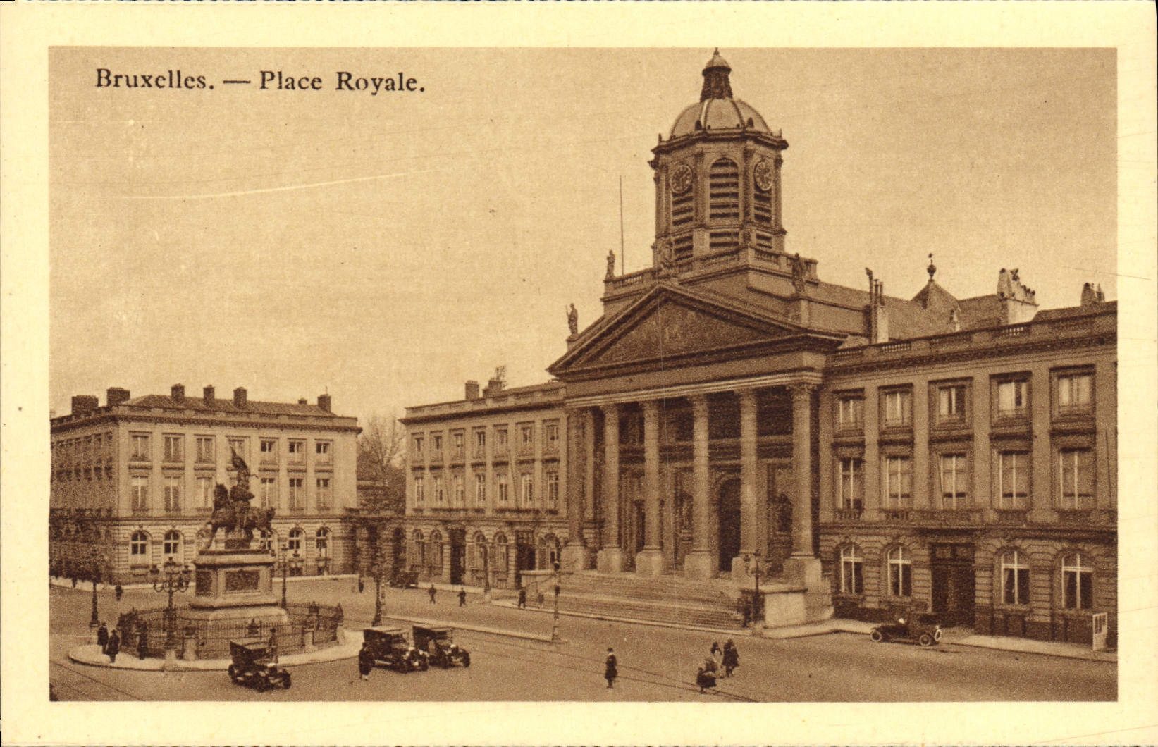 CPA Bruxelles Place Royale