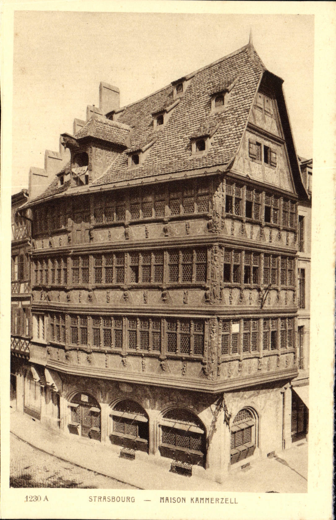 CPA Strasbourg Maison Kammerzell