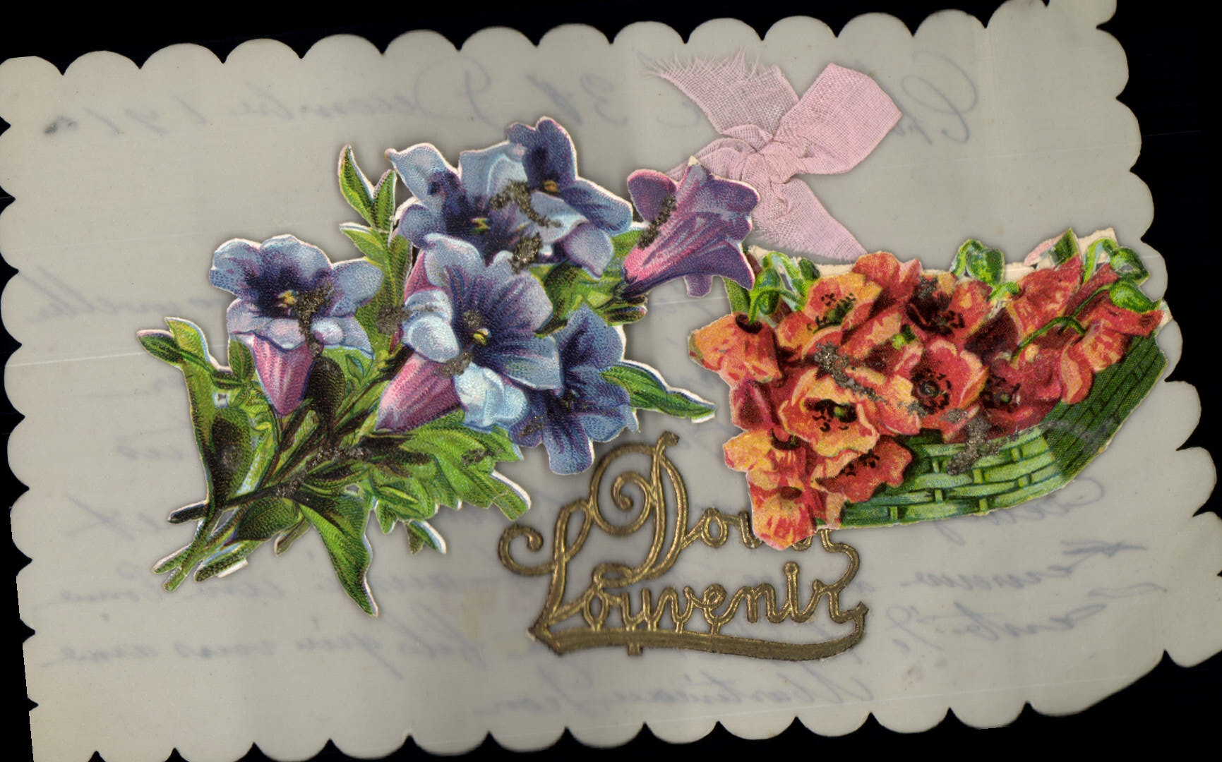 CPA Fantaisie Fleurs 