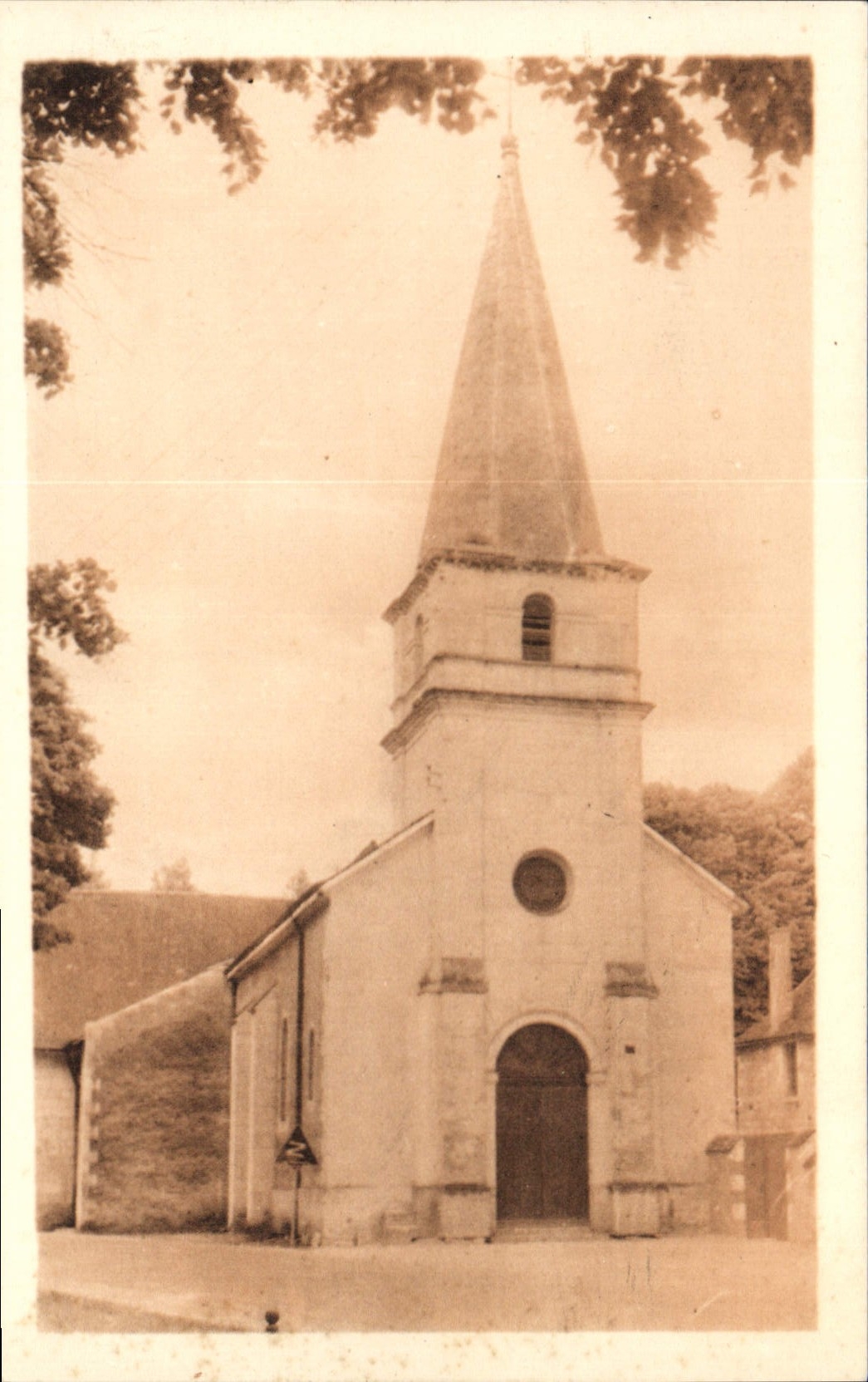CPA Gizeux L'eglise