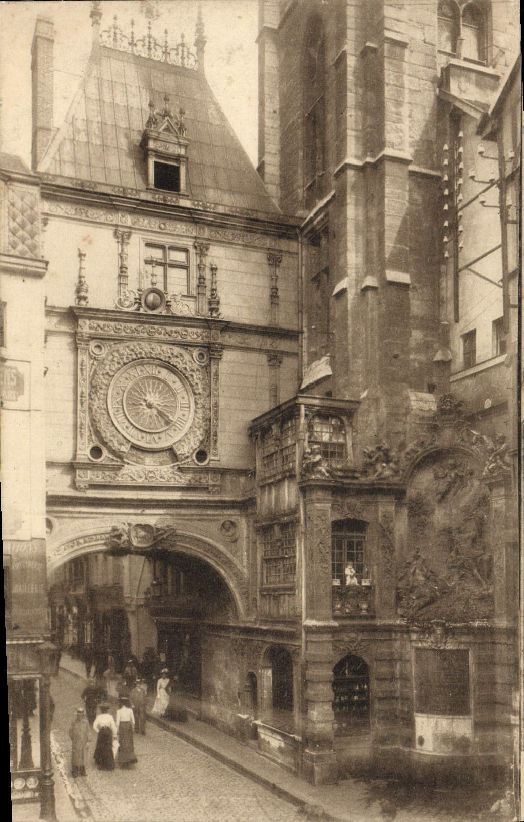 CPA Rouen La Grosse Horloge