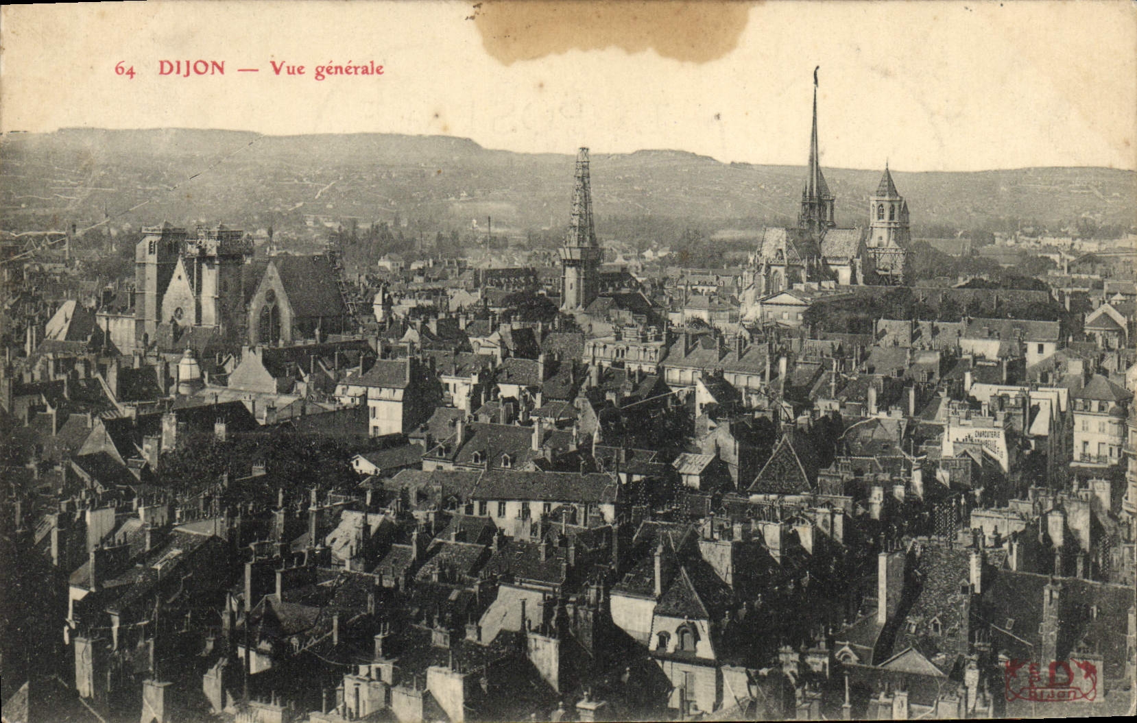 CPA Dijon Vue Generale
