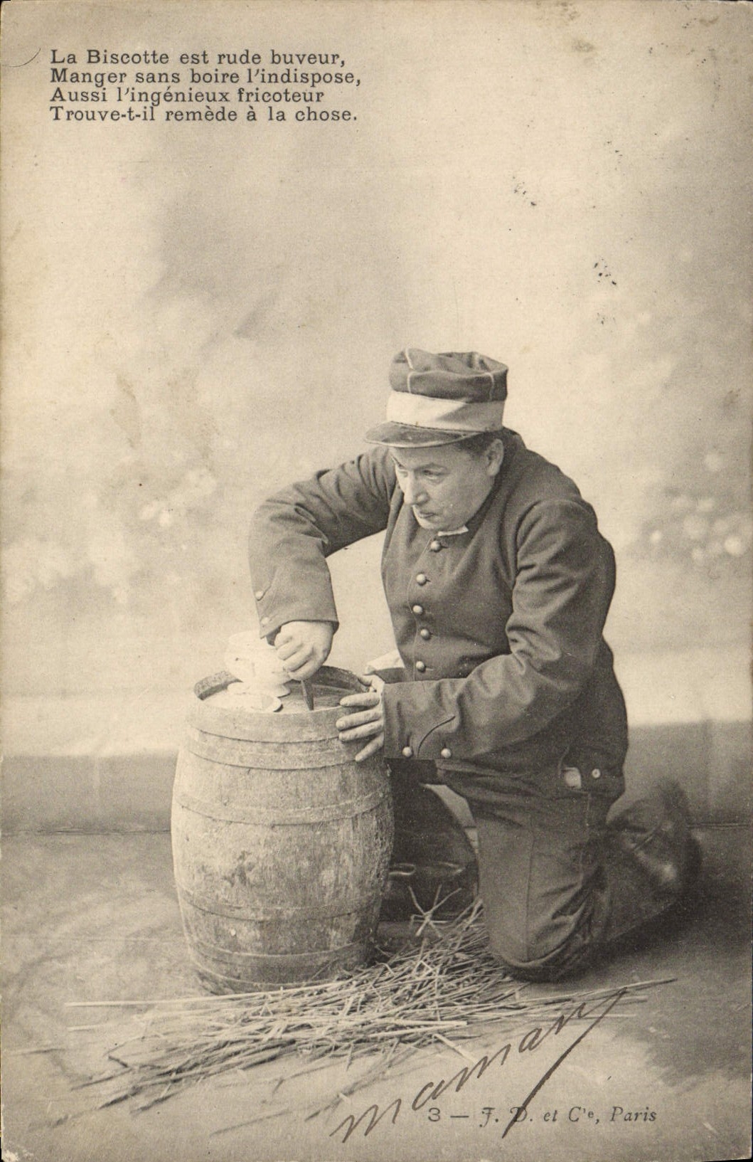 CPA Soldat Militaria 