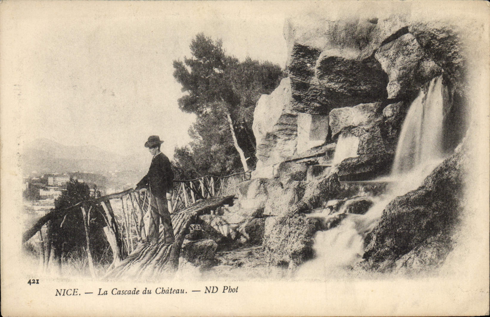 CPA Nice La Cascade du Chateau