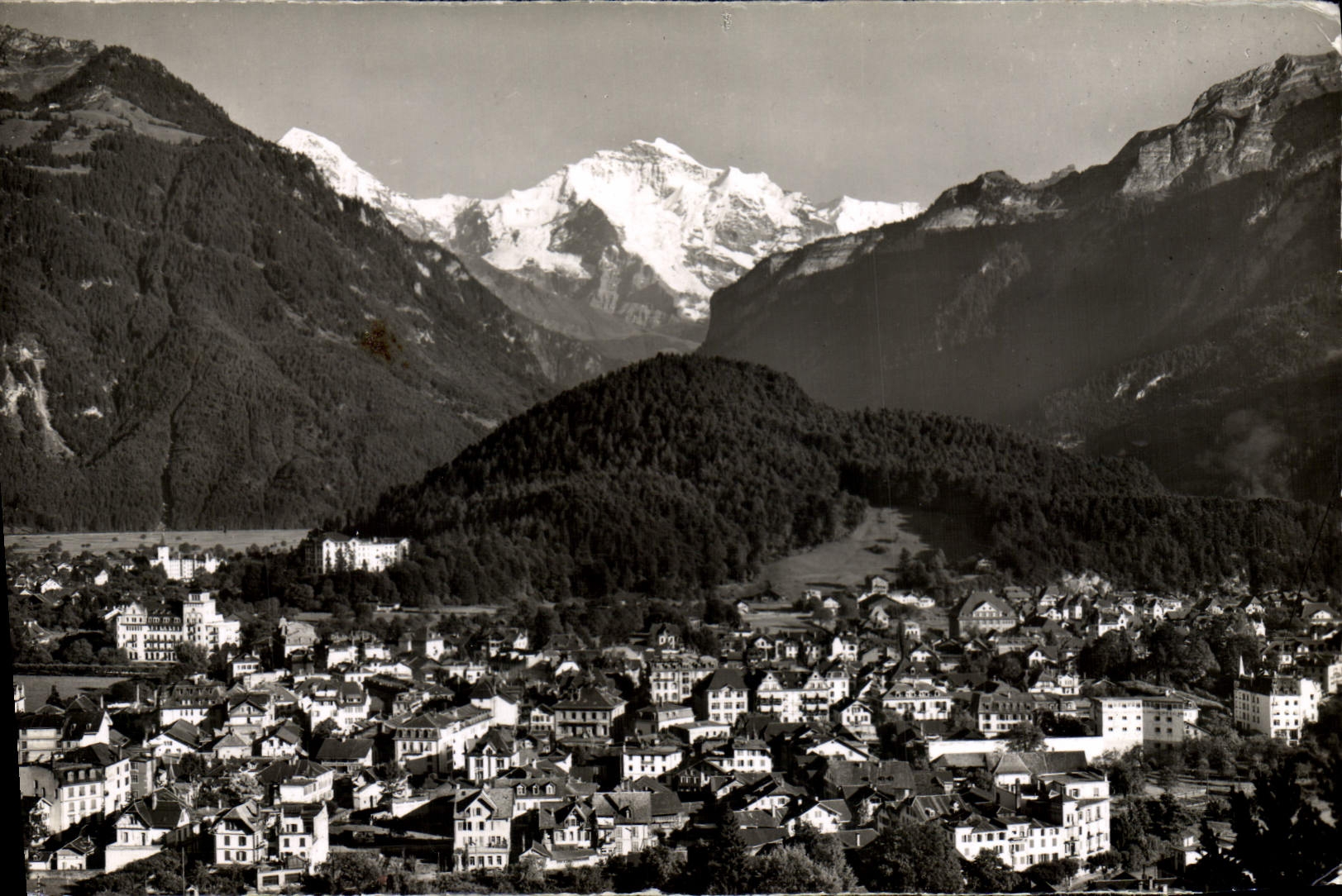 MODERN CARD Interlaken put Monch U Jungfrau