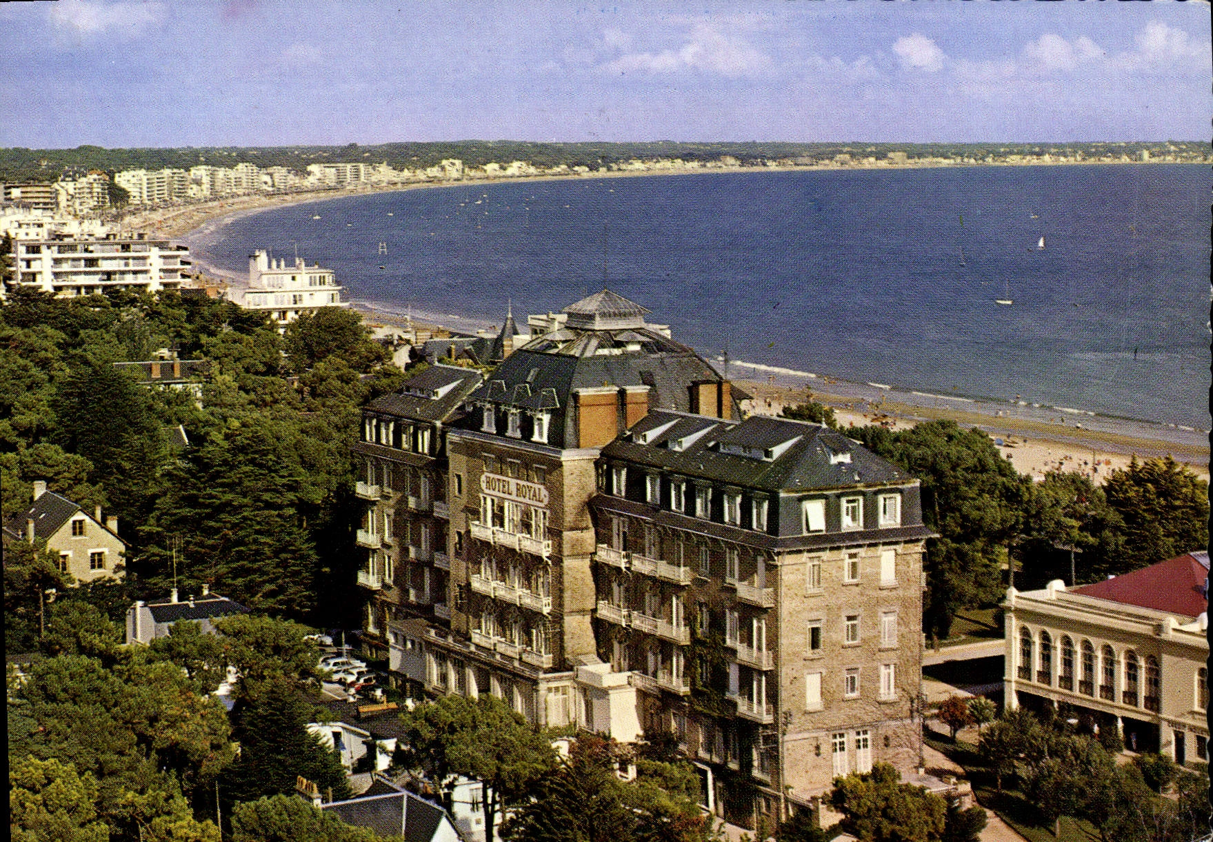 MODERN CARD La Baule Beach the Royal one and the panorama
