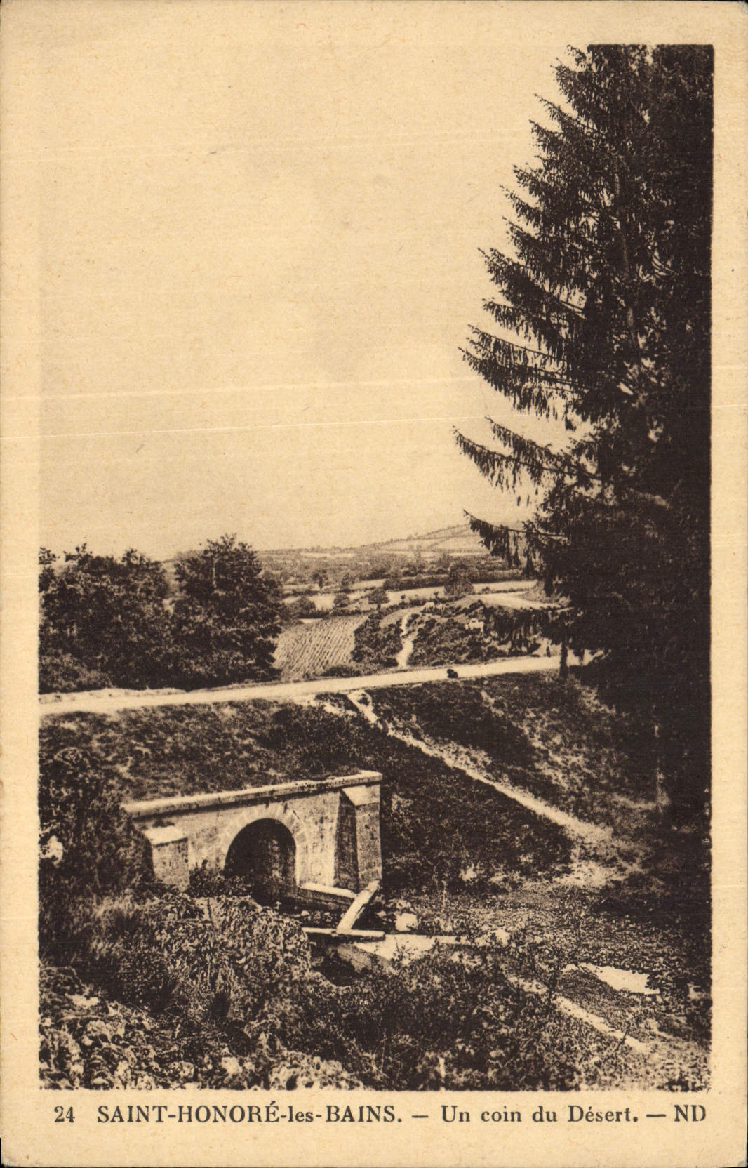 La POSTAL de la VENDIMIA Saint les Bains honra una esquina con servicios