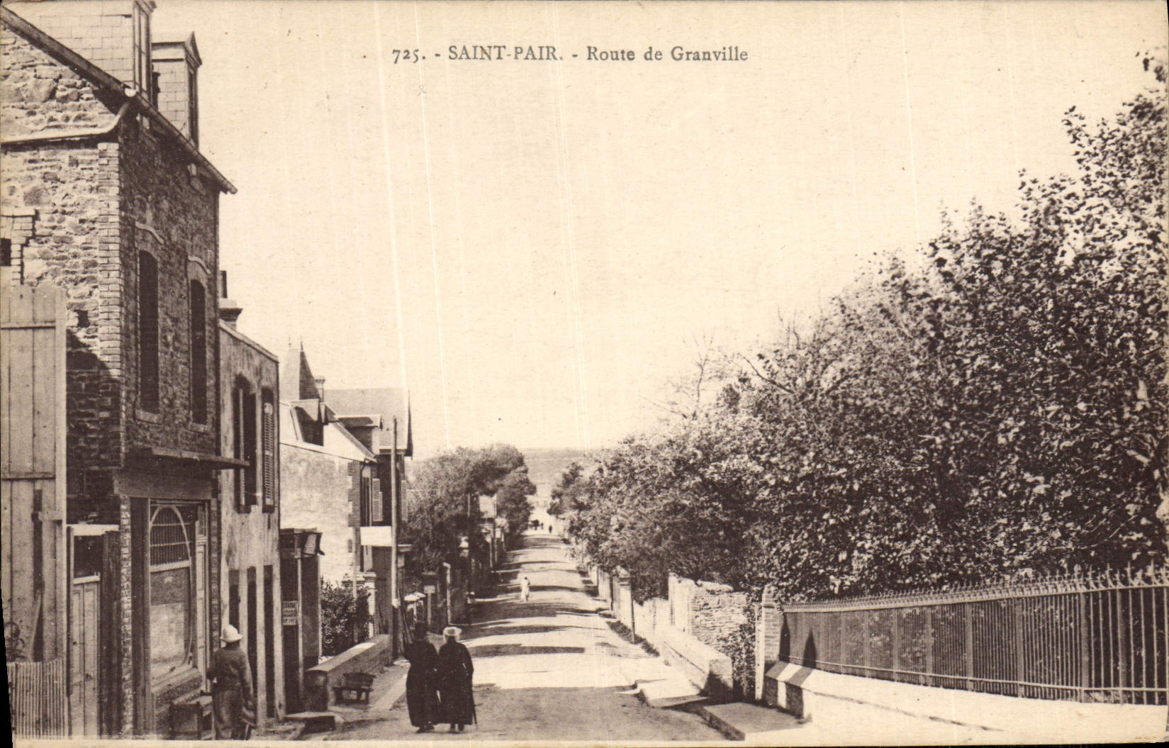CPA Saint Pair Route De Granville