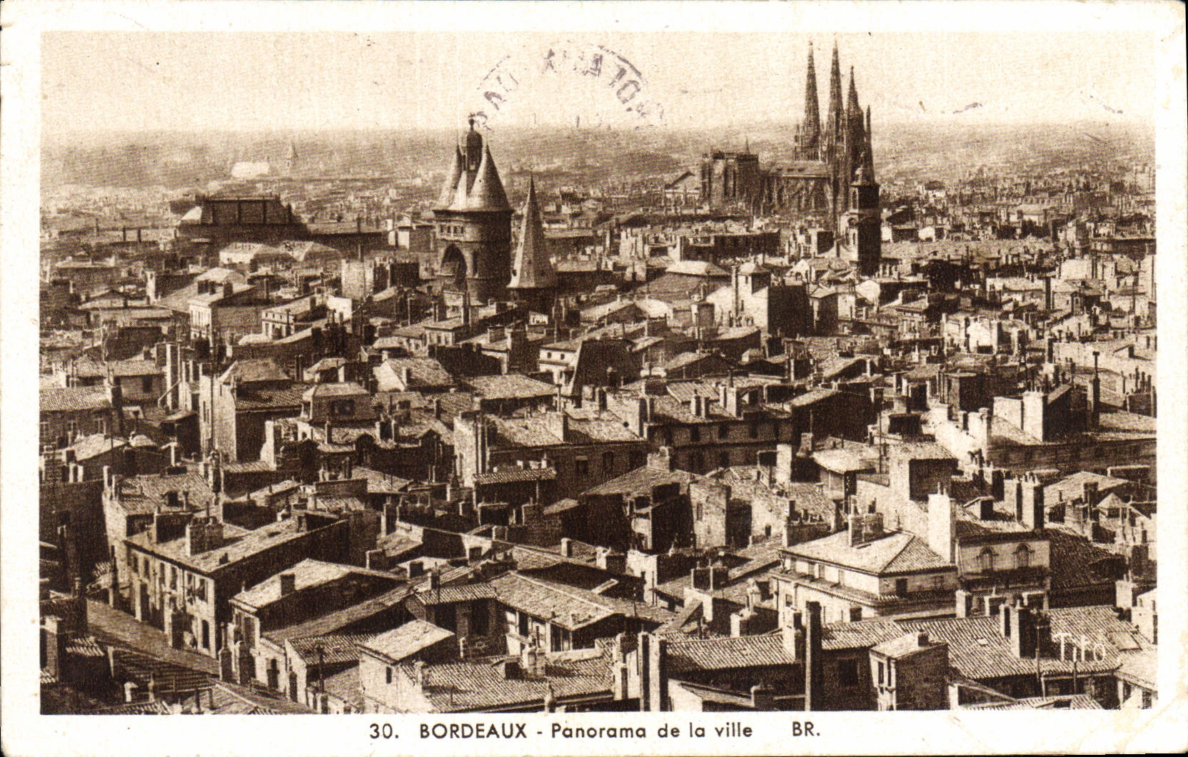 CPA Bordeaux Panorama De La Ville