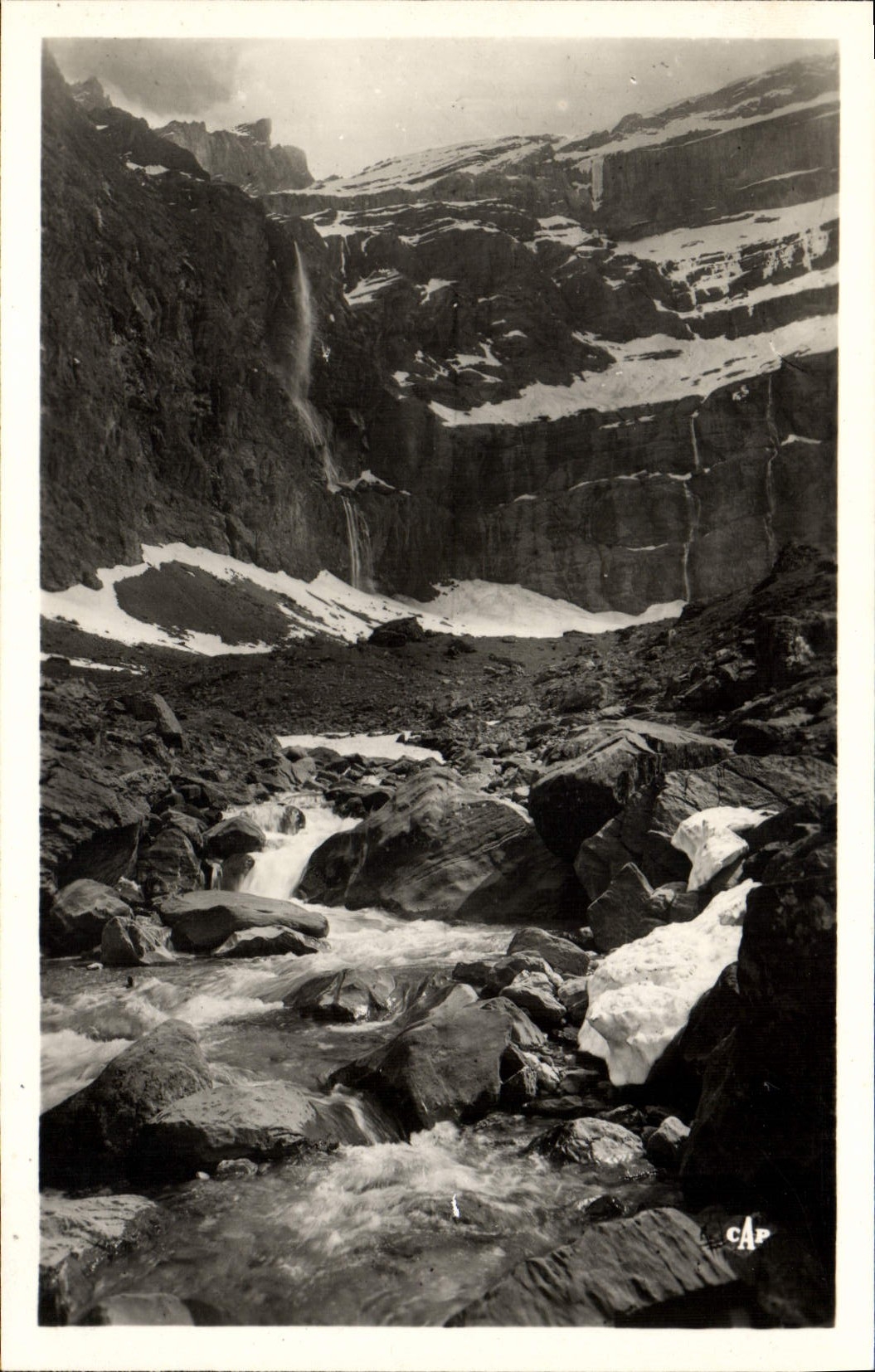 CPM Gavarnie Le Torrent et la grande cascade