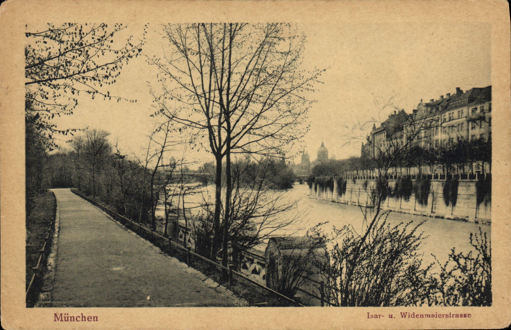 CPA Munchen Isar u Widenmaierstrasse