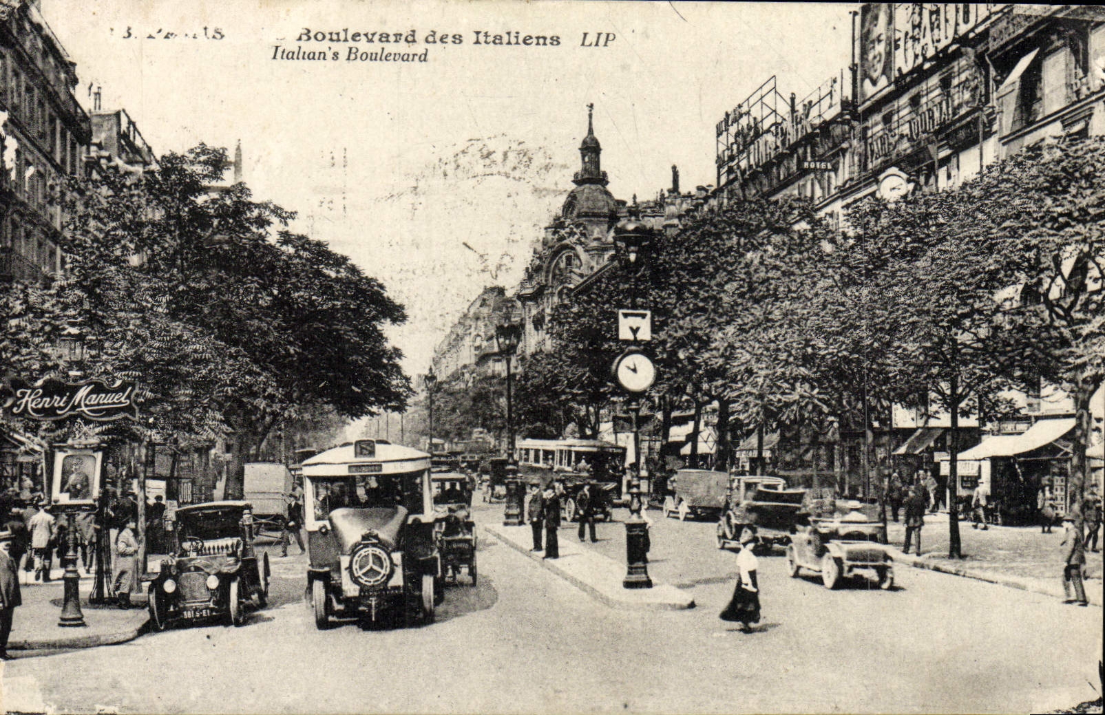CPA Paris Boulevard Des Italiens