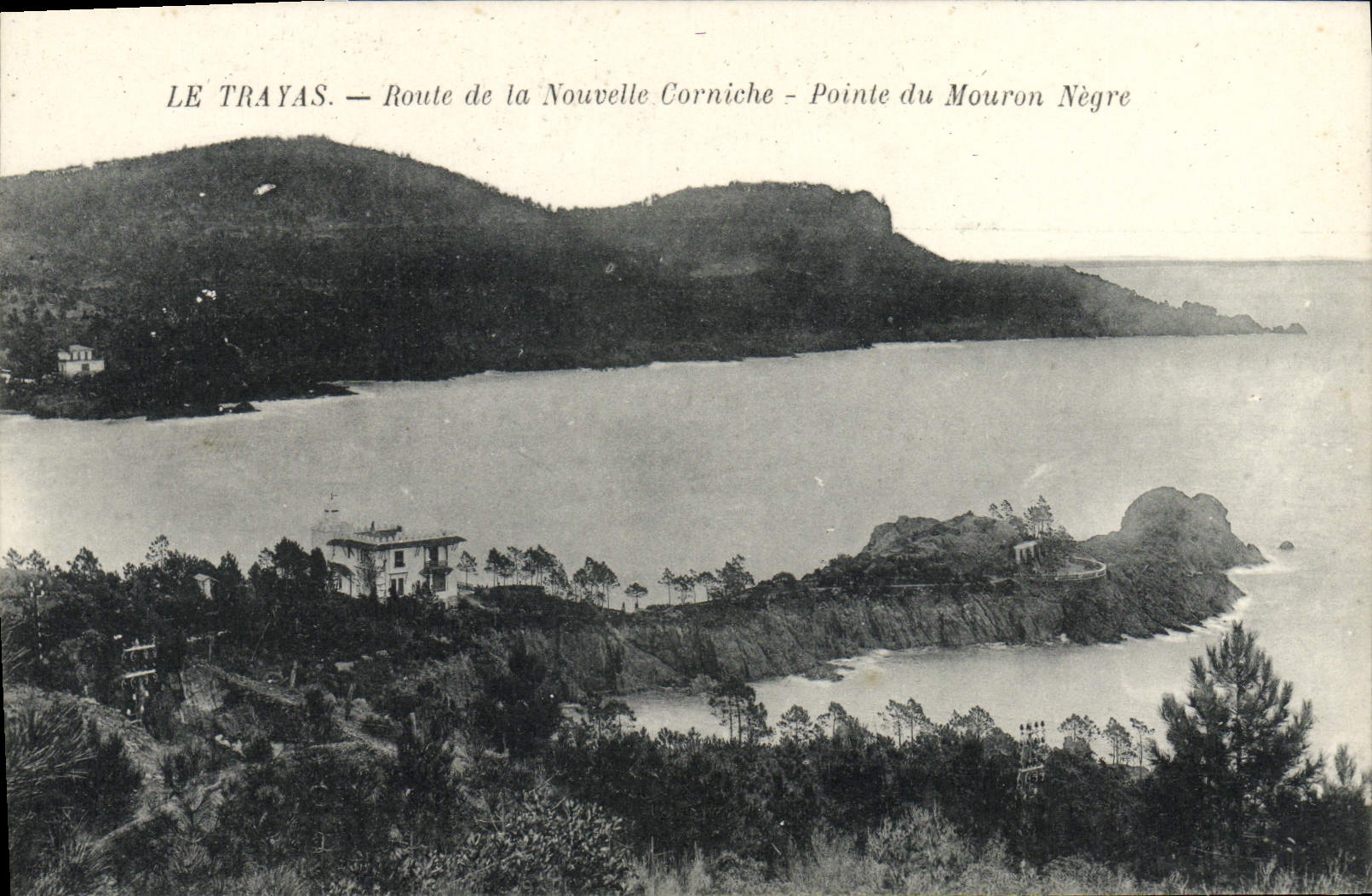 CPA Le Trayas Route De La Nouvelle Corniche Pointe du Mouron Negre