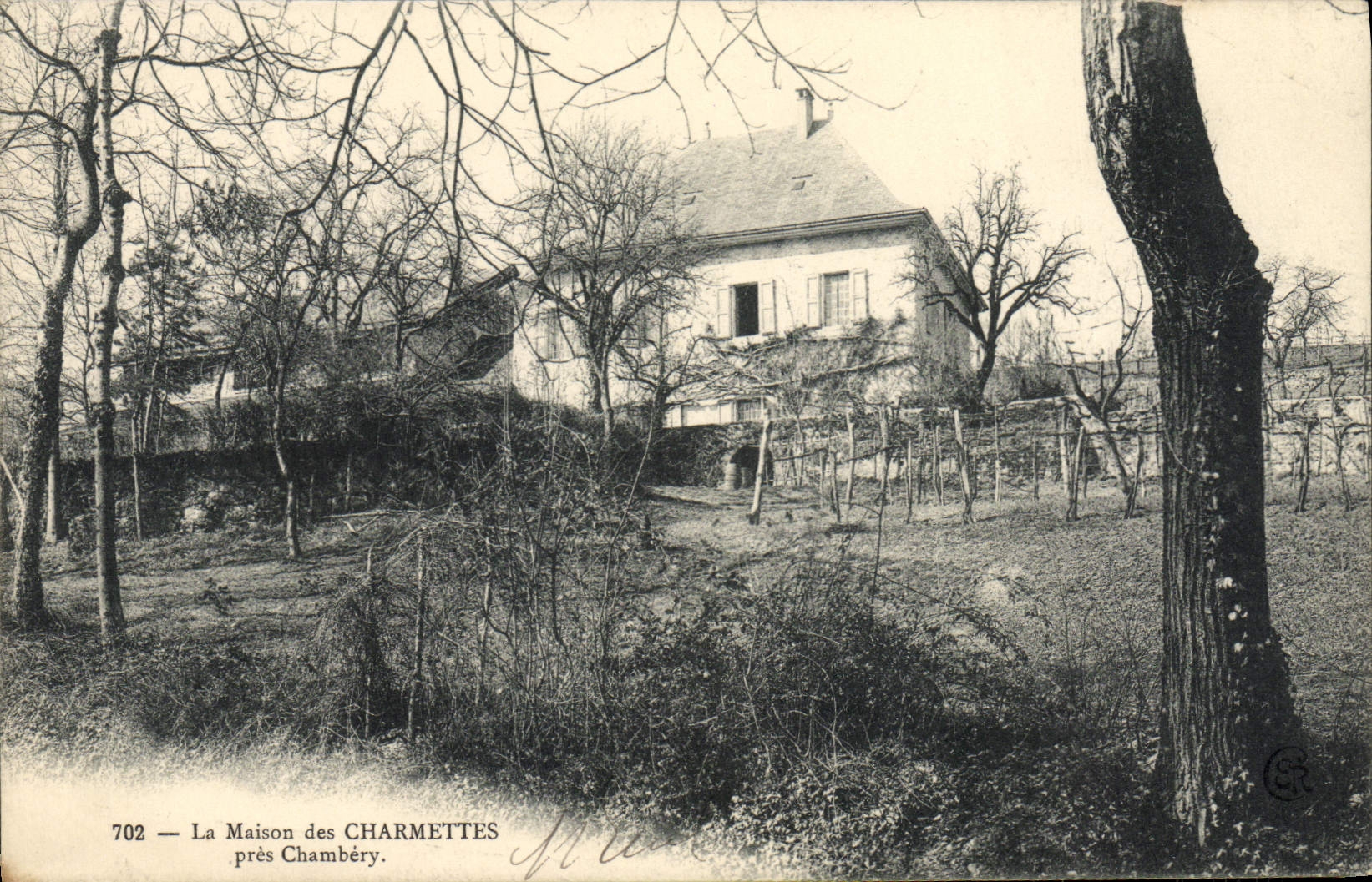 CPA La Maison Des Charmettes pres Chambery 