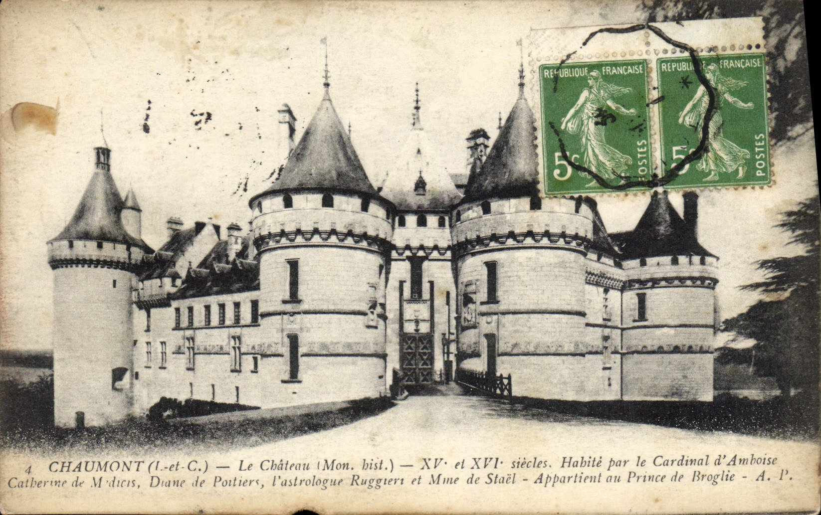 CPA Chaumont Le Chateau 